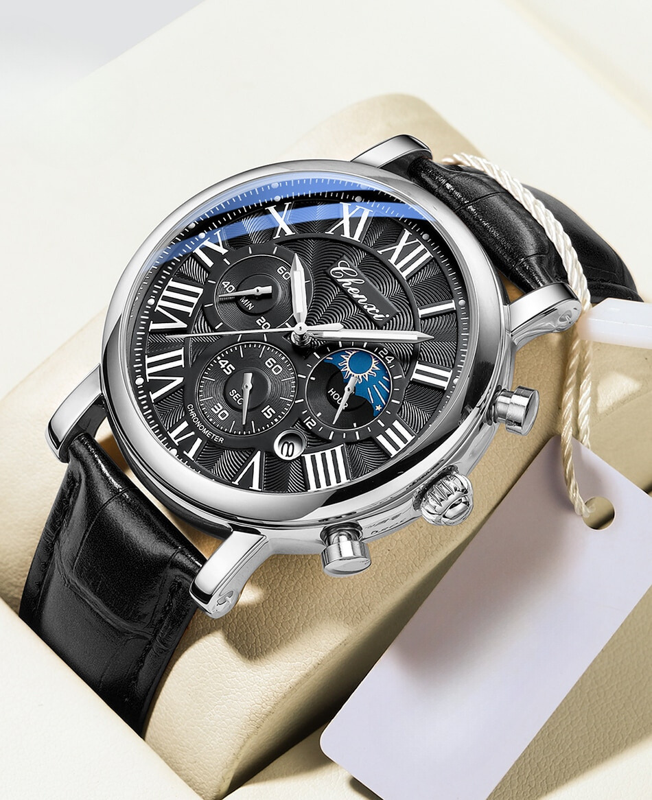 van Baerle® - Luxurious Leather Quartz Watch