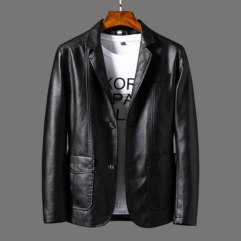 Enzo™ | Men's Leather Jacket