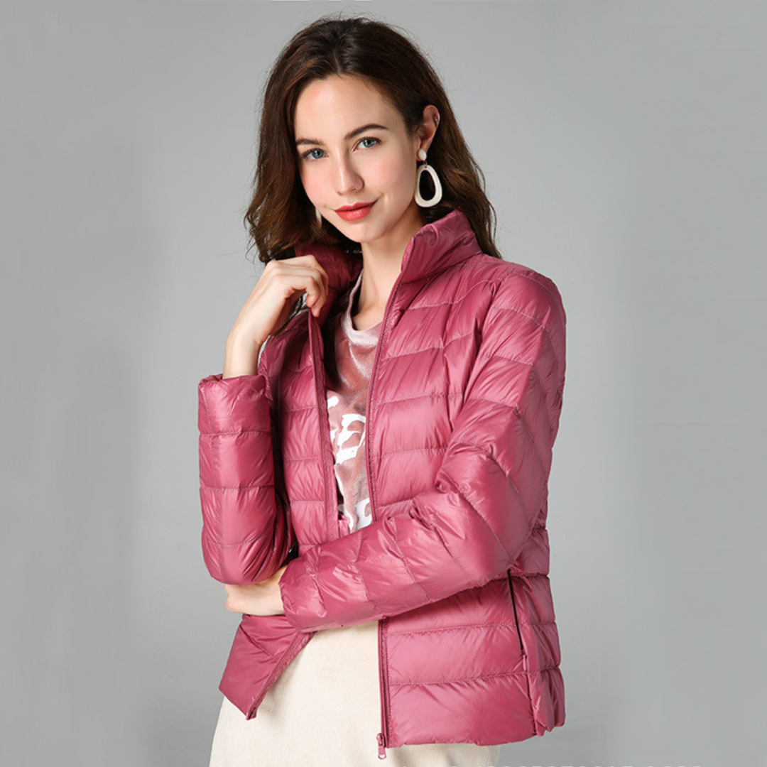 Aurora - New Ultralight Jacket with White Duck Feathers - Sophie New York