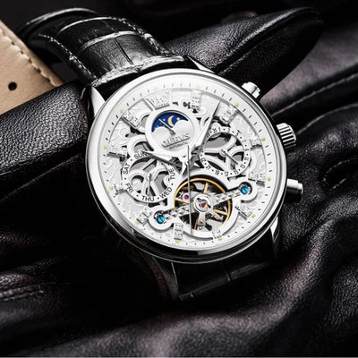 van Baerle® - Mechanical Automatic Watch with Leather Strap