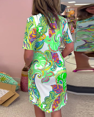 Nuvola™ | Elegant Dress with Print