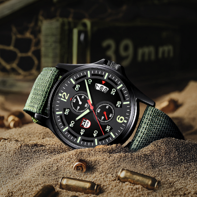 Military Quartz Watch™ - Olsen & Olsen - Sophie New York