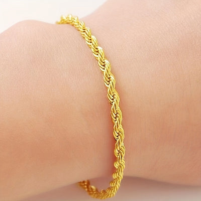 Stylish 3mm Twist Bracelet - Perfect for Him and Her