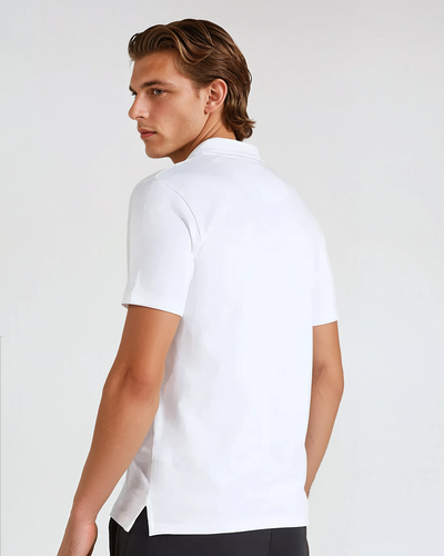 White Polo Without Buttons - Sophie New York