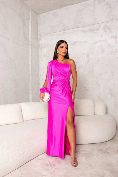 Alison - Elegant Maxi Dress with Slit