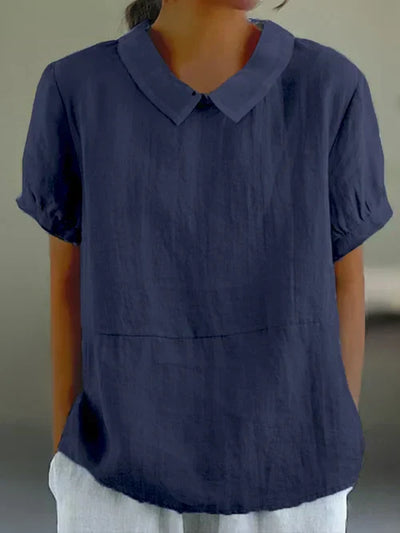 Amalie | Comfortable blouse with collar