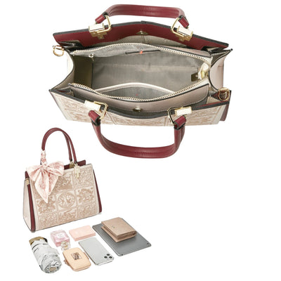 sylvia™ – unique crossbody with embroidery and bow detail