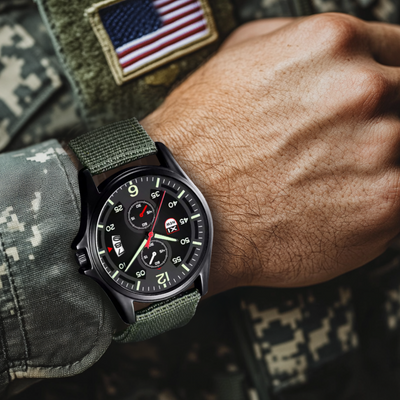 Military Quartz Watch™ - Olsen & Olsen - Sophie New York