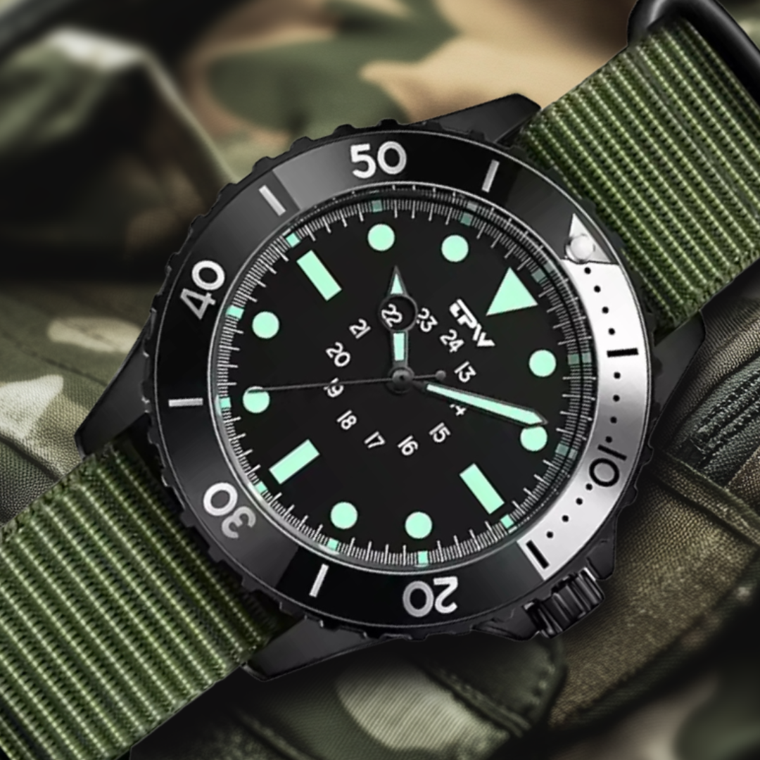 Tactical Waterproof Diver's Watch™ - Olsen & Olsen - Sophie New York