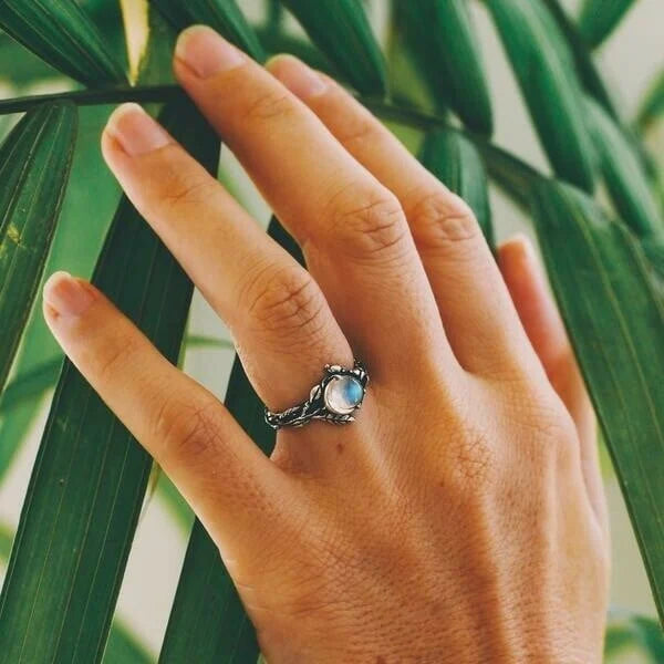 Holly | Celestial Moonstone Ring