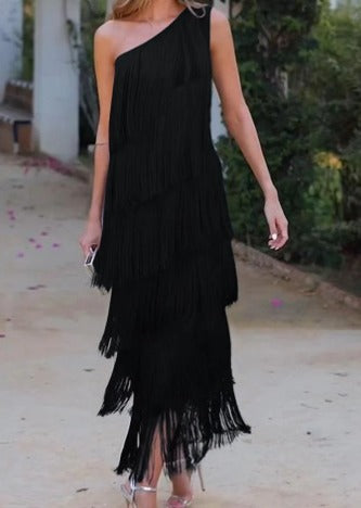 Beatrice™ | Elegant Dress with Tassels