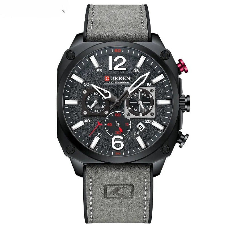 Business Leather Quartz Wrist Watch