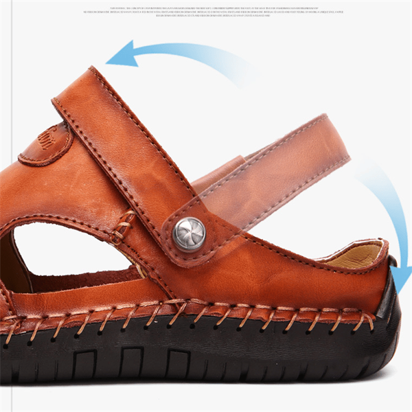 Chris | Orthopedic Leather Sandals