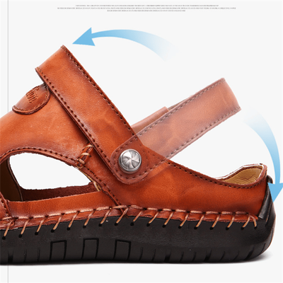 Chris | Orthopedic Leather Sandals