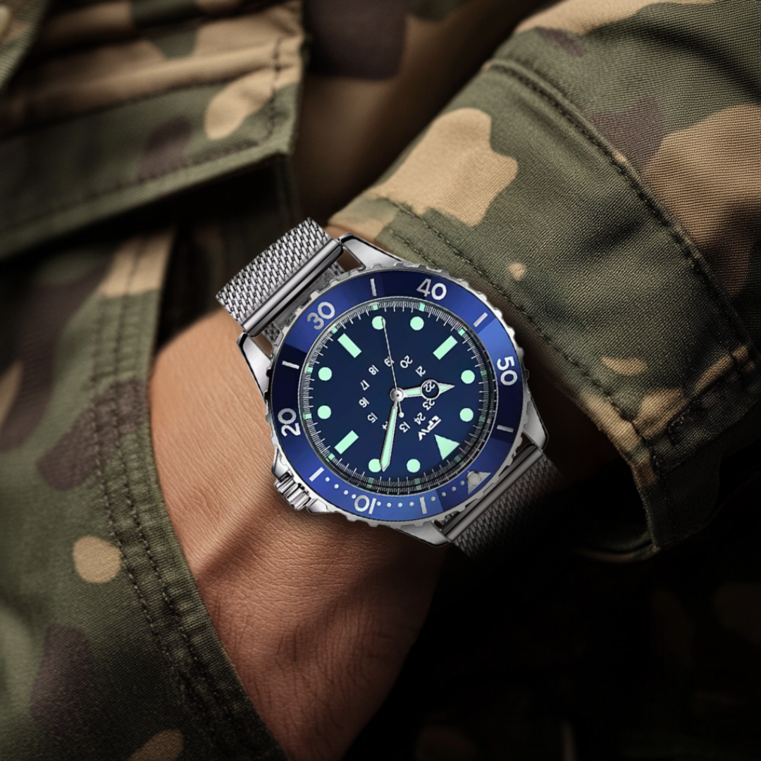 Tactical Waterproof Diver's Watch™ - Olsen & Olsen - Sophie New York