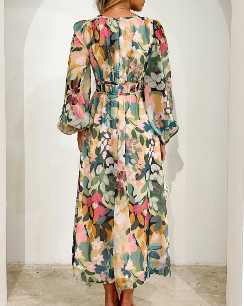 Carlotta™ | Elegant Floral Dress