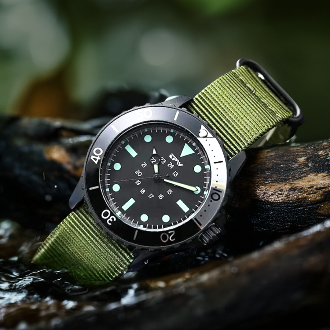Tactical Waterproof Diver's Watch™ - Olsen & Olsen - Sophie New York