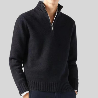 Andreas | Luxurious Half-Zip Sweater