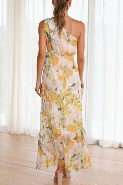 Glea™ | Printed Off-Shoulder Dress