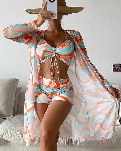 Laluna® | 3-Piece Printed Bikini Set