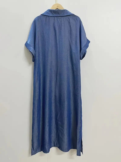 Nina™ | Shirt Dress with Fixed Pockets
