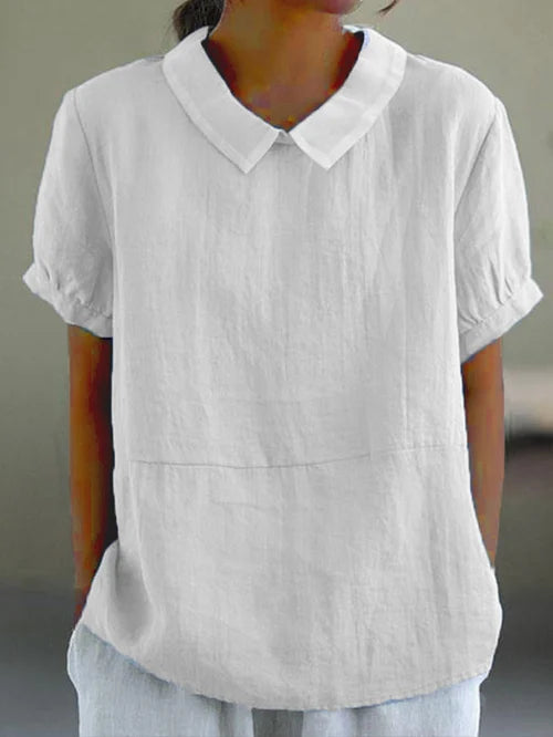 Amalie | Comfortable blouse with collar
