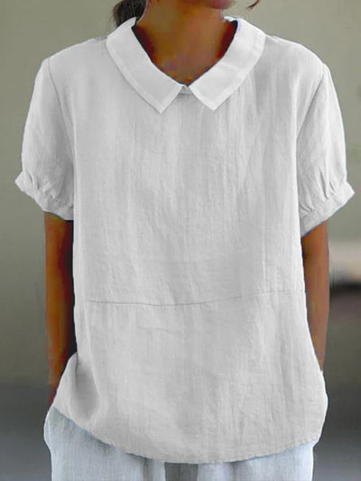 Amalie | Comfortable blouse with collar