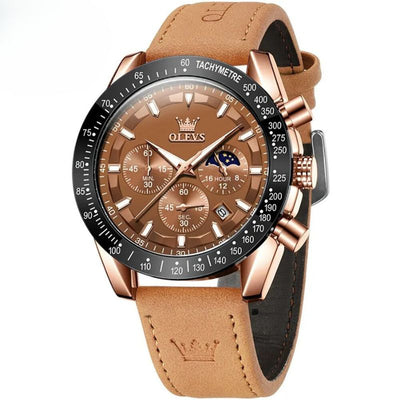van Baerle® - Classic Leather Quartz Watch