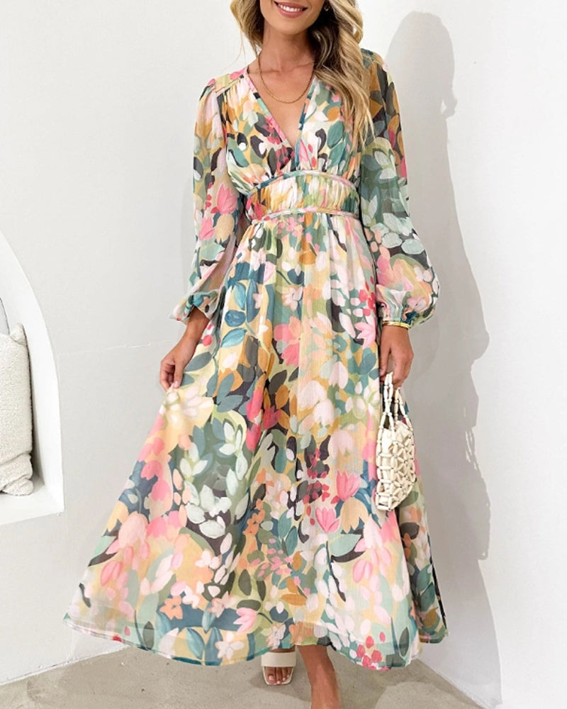 Carlotta™ | Elegant Floral Dress