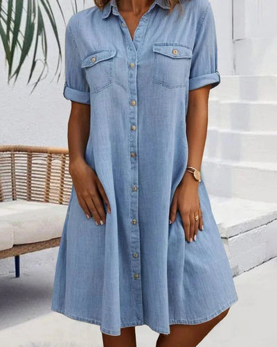 Theresa | Stylish Casual Shirt Dress