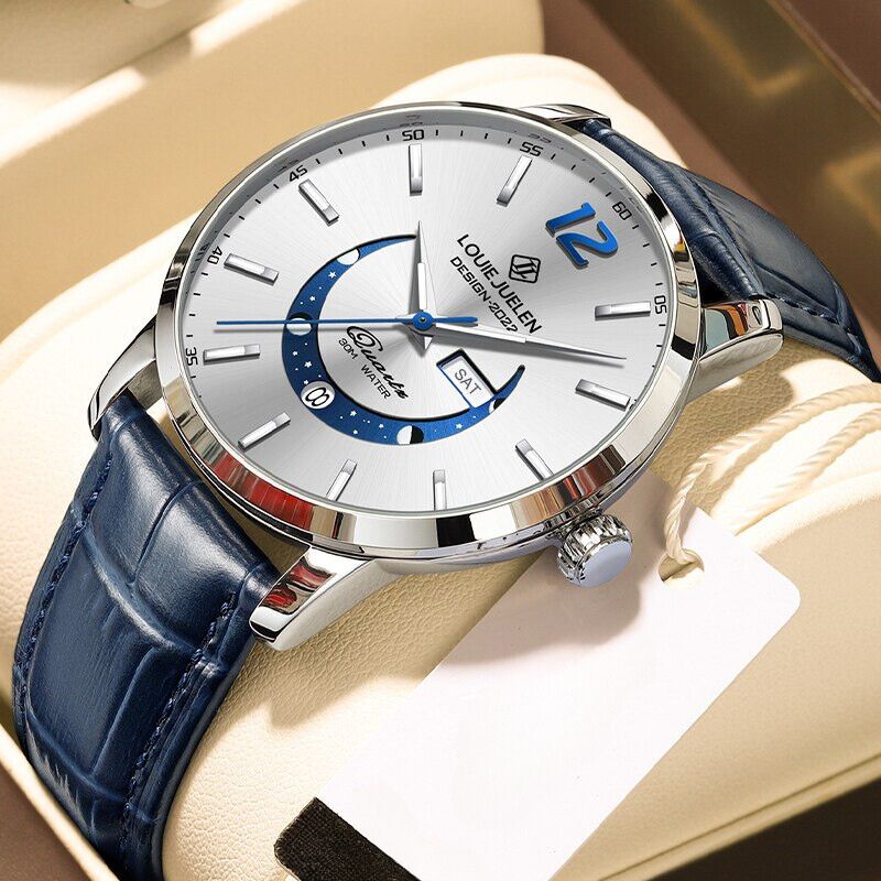 van Baerle® - Elegant Luminous Moon Phase Watch