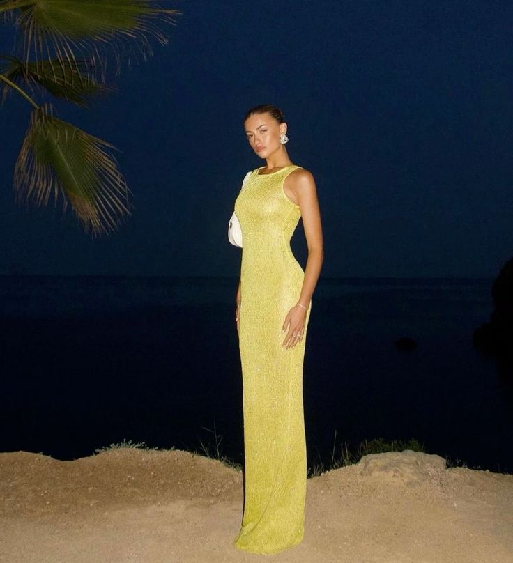 Pink Maxi Dress Without Sleeves