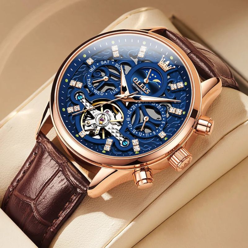van Baerle® - Mechanical Automatic Watch with Leather Strap