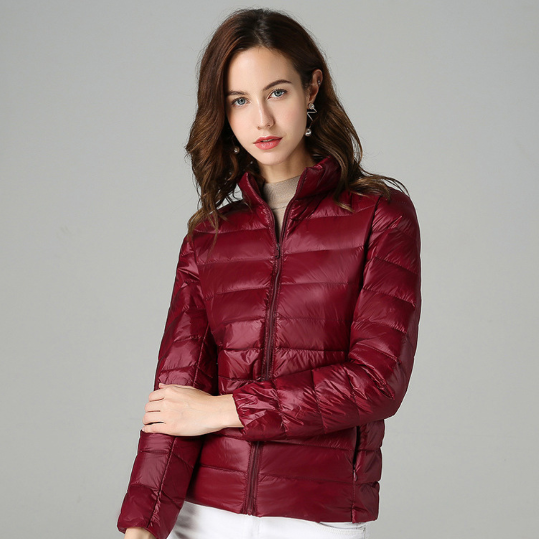 Aurora - New Ultralight Jacket with White Duck Feathers - Sophie New York