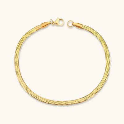 Vida Gold Fishbone Bracelet