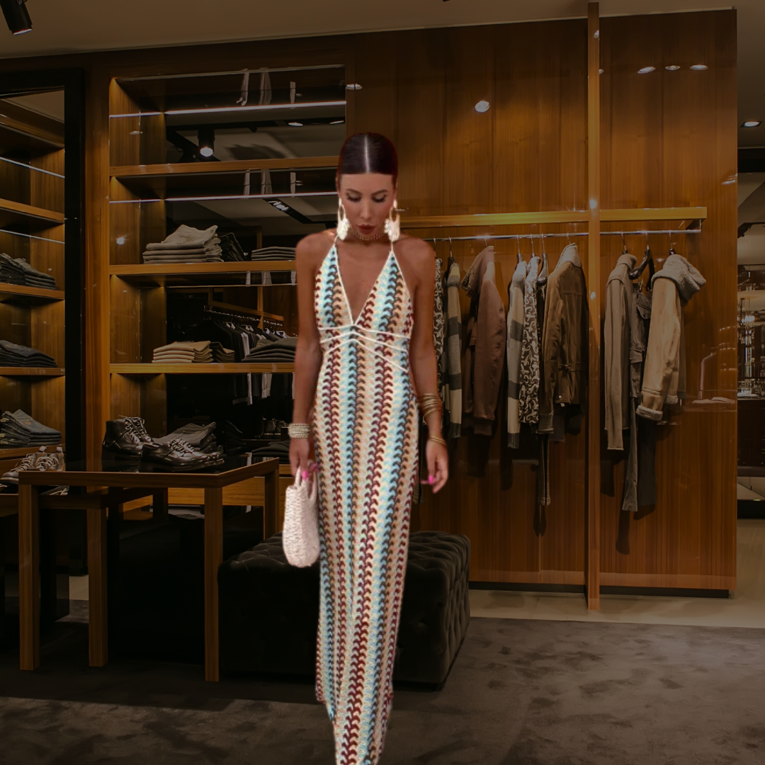 Aphrodite™  | Backless V-Neck Dress