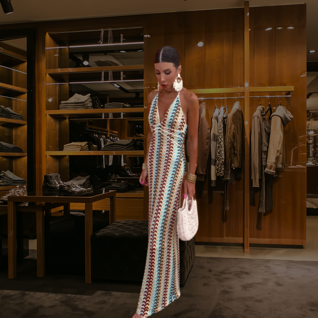 Aphrodite™  | Backless V-Neck Dress