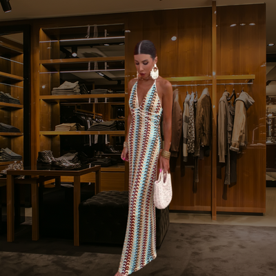 Aphrodite™  | Backless V-Neck Dress