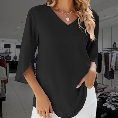 Ciana™ | Elegant Blouse with V-Neck