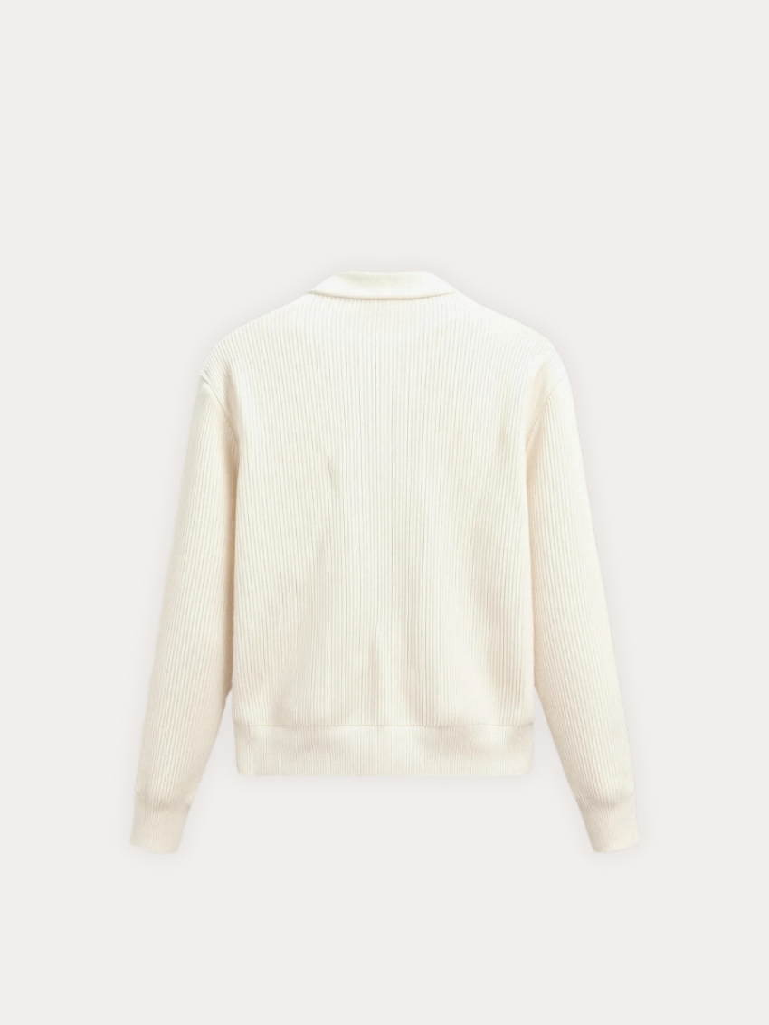 Knitted Vest with Zipper