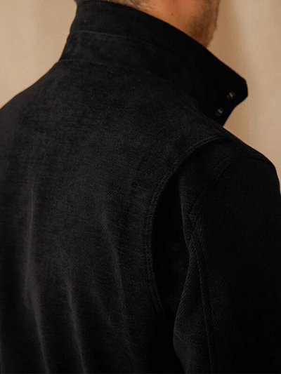 Wool Multi-Pocket Jacket Black - Sophie New York