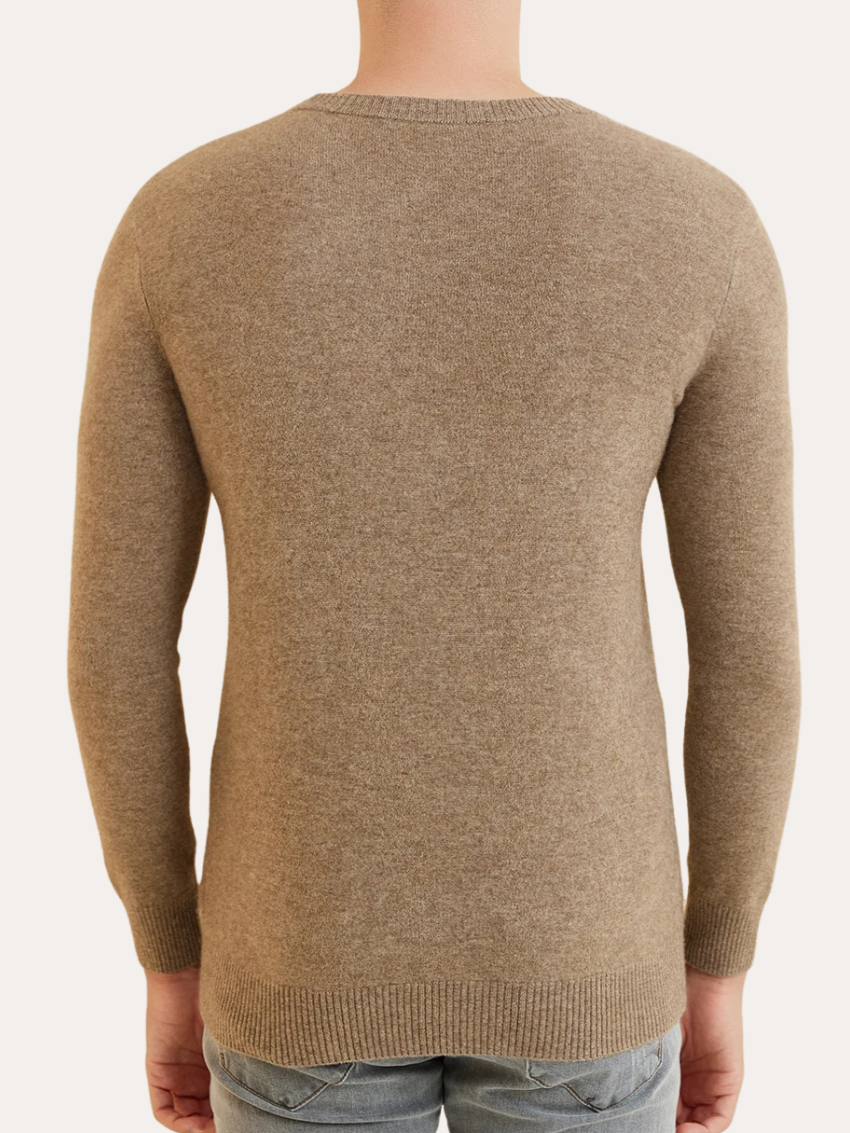 Signature Cashmere Sweater - Sable Khaki - Sophie New York
