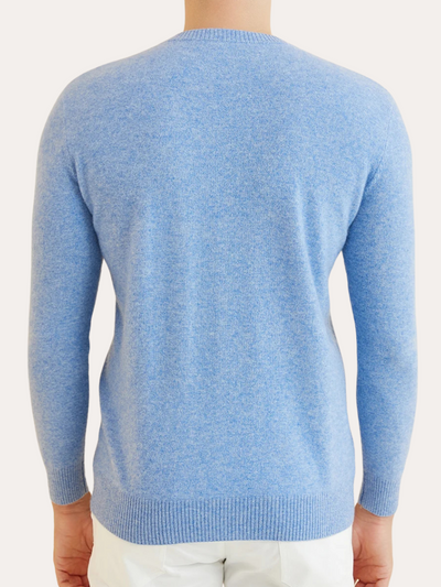 Signature Cashmere Sweater - Light Blue - Sophie New York