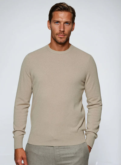 Premium Cashwool Sweater - Beige - Sophie New York