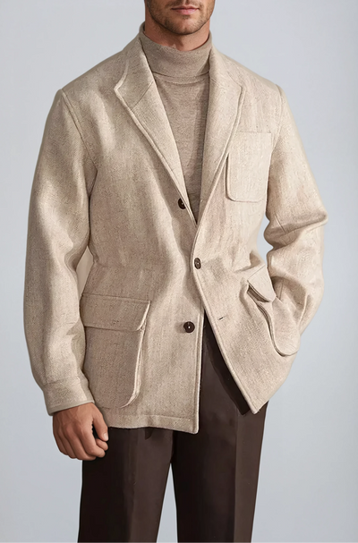 Wool Jacket Beige