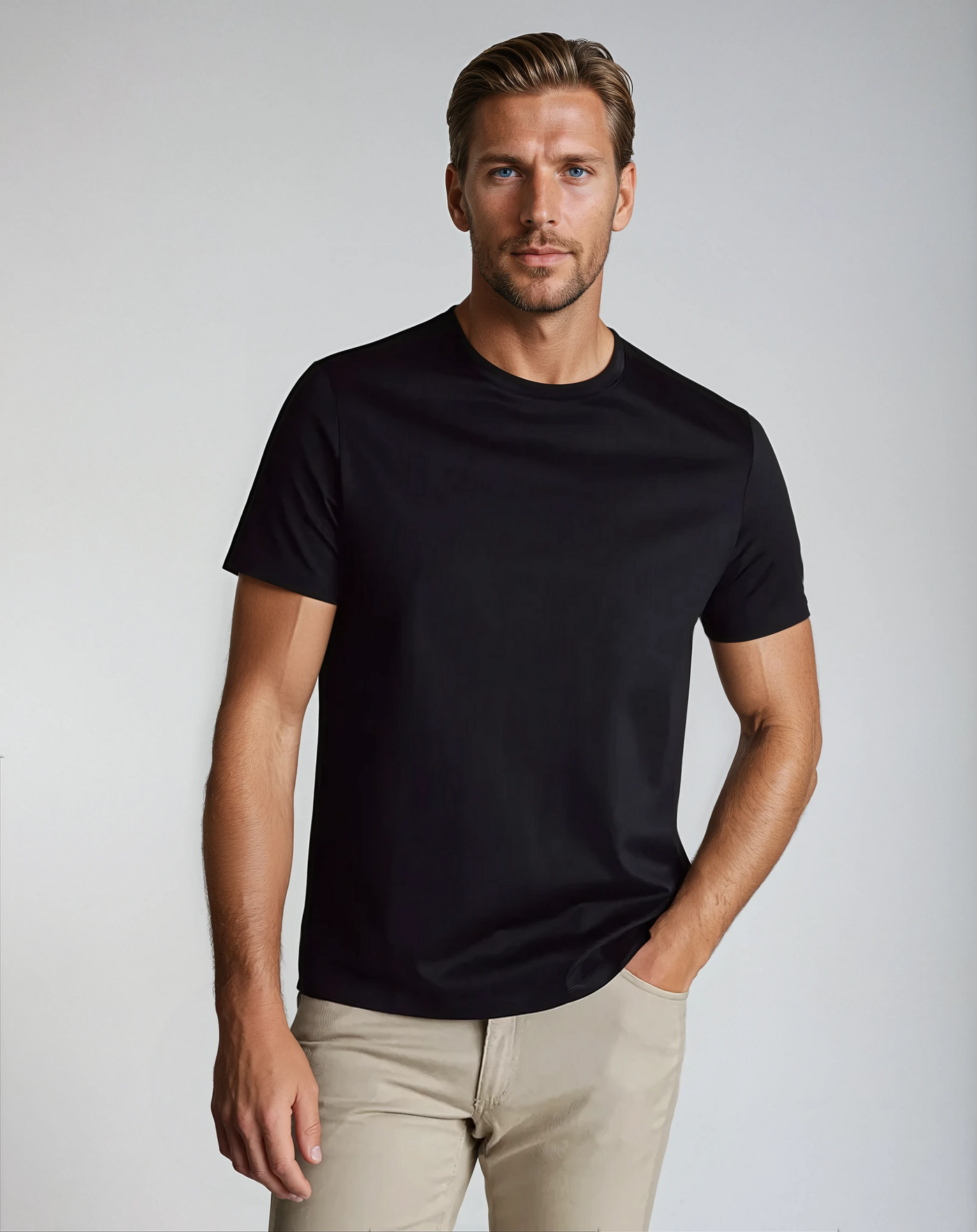 Signature Supima T-shirt – Deep Black - Sophie New York