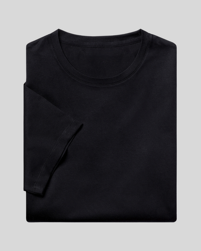 Signature Supima T-shirt – Deep Black - Sophie New York