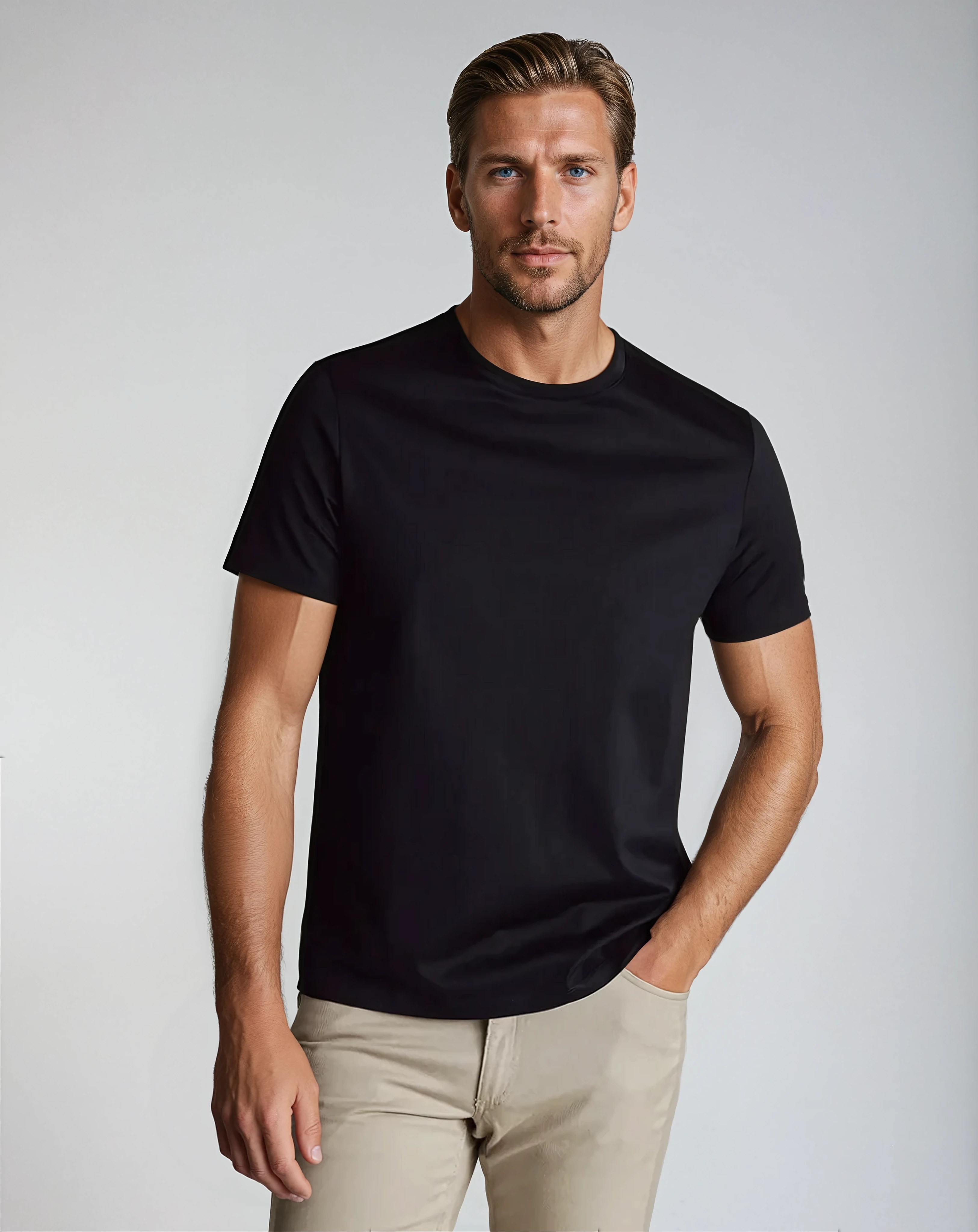 Signature Supima T-shirt – Deep Black - Sophie New York