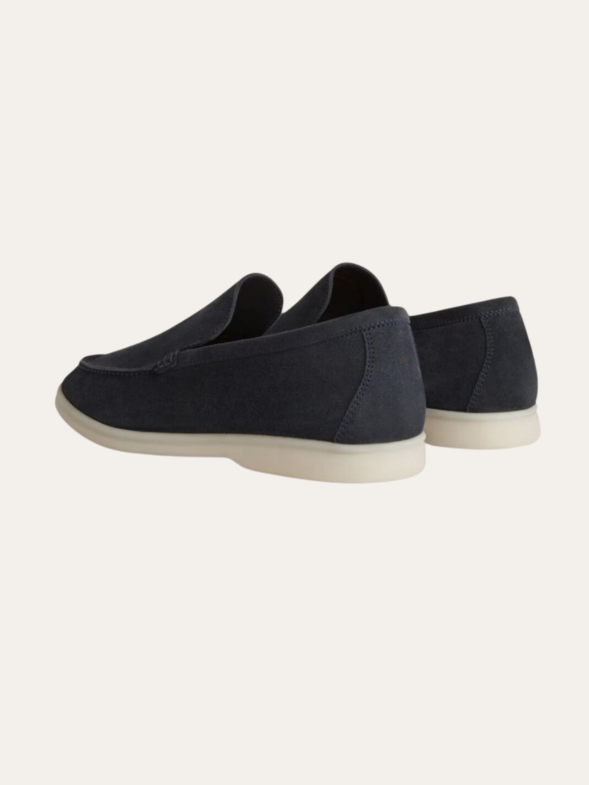 Forfinet Suede Loafers – Navy Blue