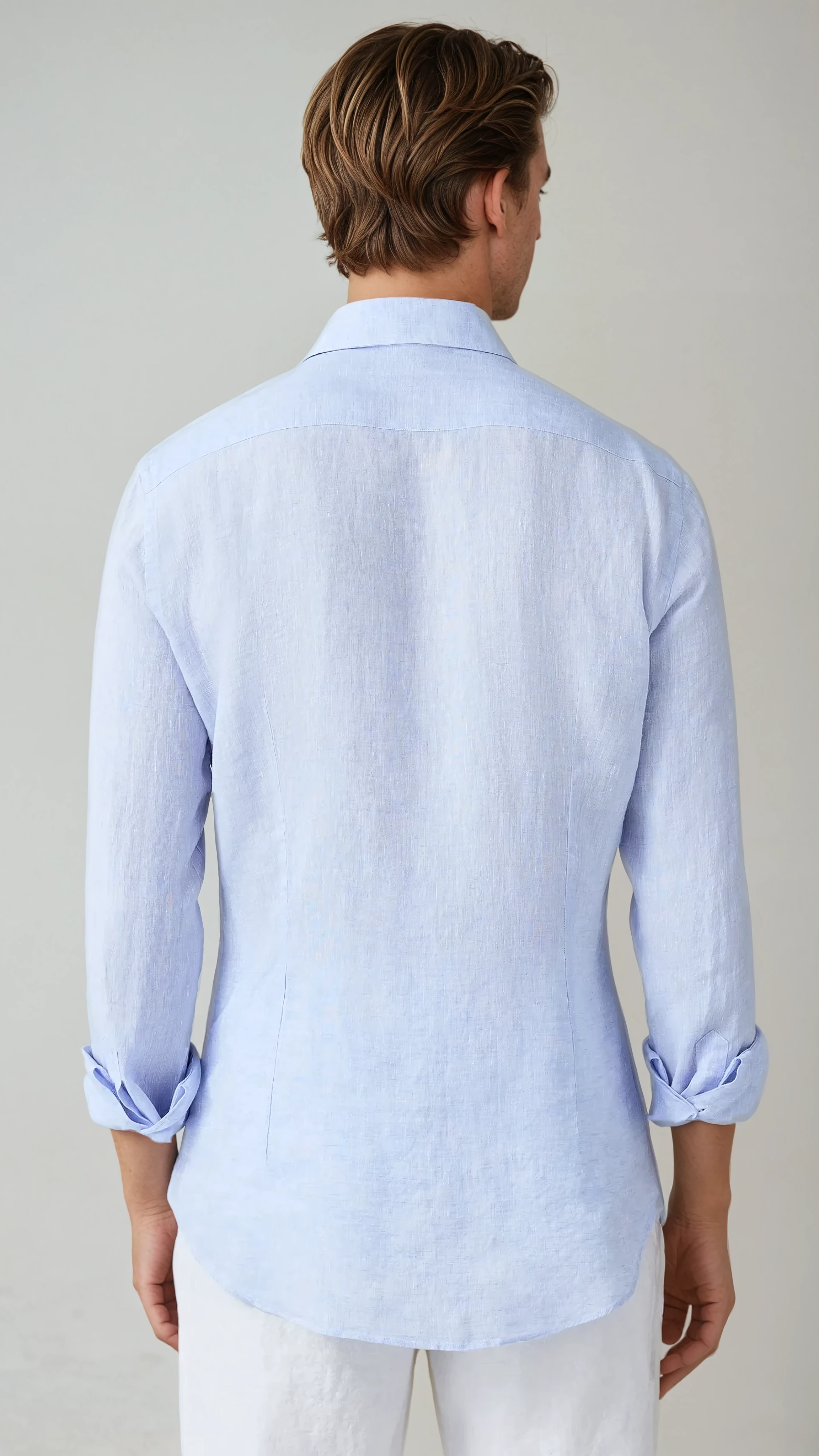 Linen Shirt Light Blue - Sophie New York